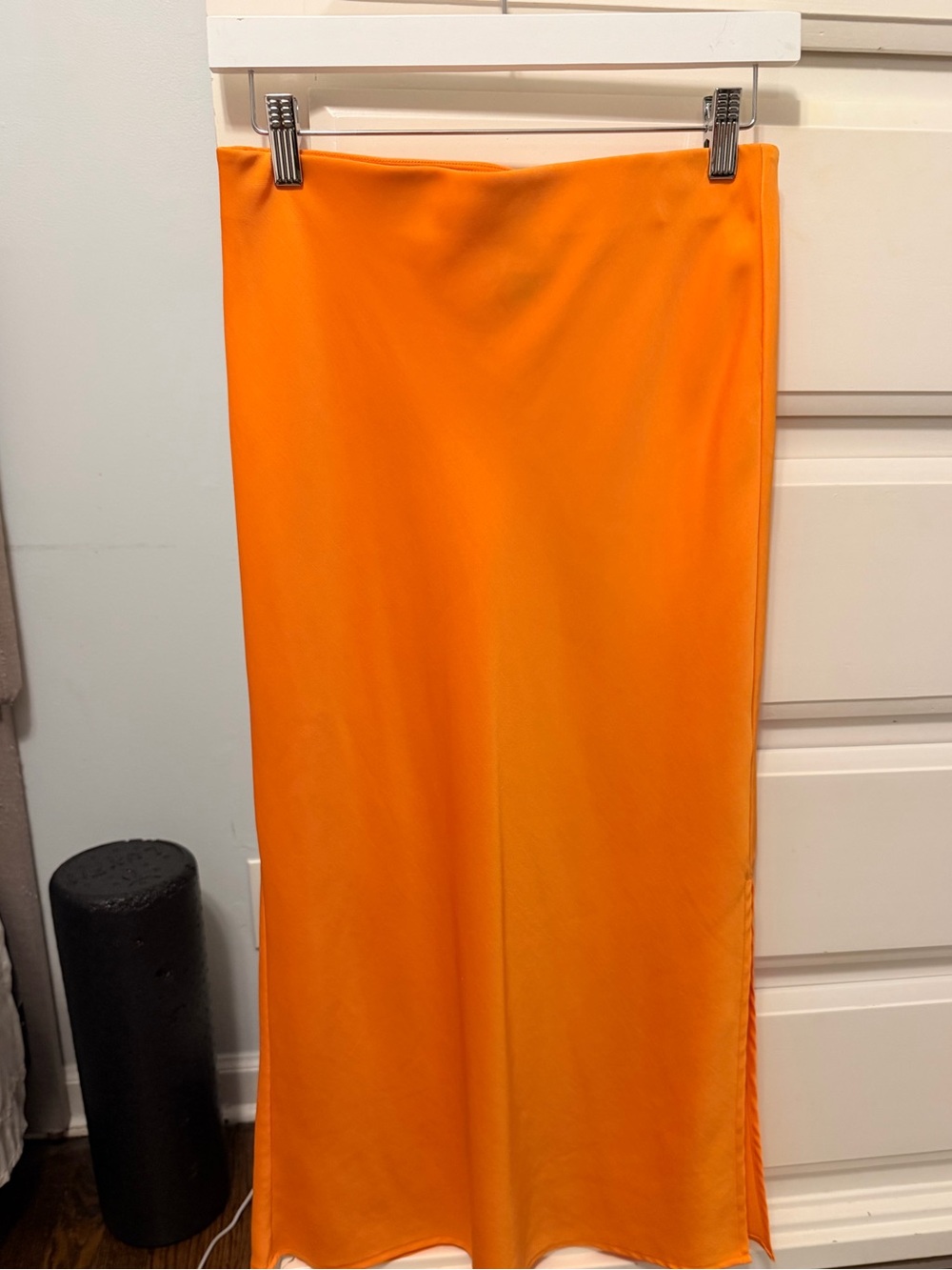 A New Day Bright Orange Women's Midi Skirt